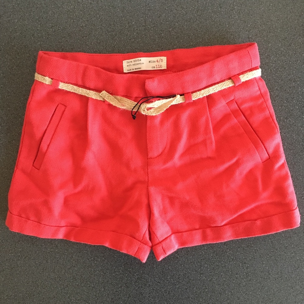Zara linen shorts
